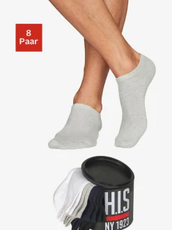 H.I.S Chaussettes<Socquettes basiques unisexe, lot de 8