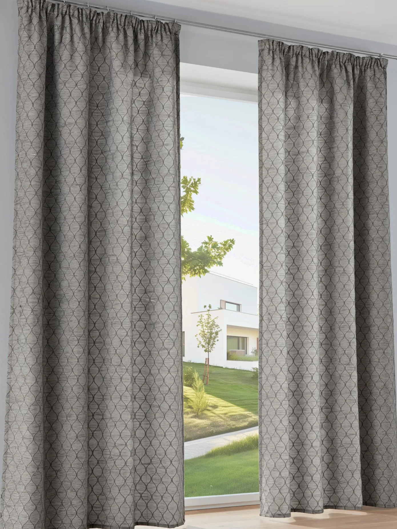 helline home Rideaux Et Stores<Store décoratif bavolet opaque