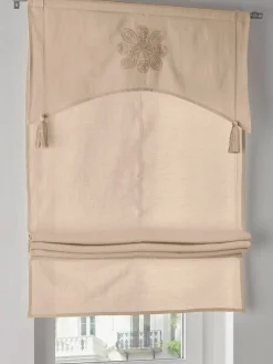 helline home Rideaux Et Stores<Store-bateau avec broderie