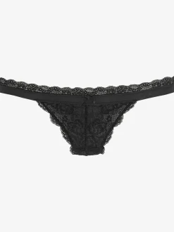 LASCANA Strings|Culottes<String avec large ceinture et bord en dentelle