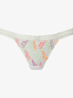 LASCANA Strings|Culottes<String fantaisie avec nœud décoratif fin au centre devant