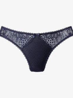 Vivance Strings|Culottes<String féminin avec bordures en dentelle discrètes et nœud décoratif