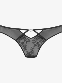 petite fleur gold Strings|Culottes<String séduisant avec détails fantaisie au dos