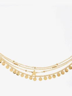 LASCANA Bijoux<Superbe chaîne de cheville multi-rangées avec pendentifs