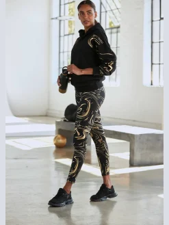 LASCANA ACTIVE Tenues De Détente|Pulls<Sweat à capuche au motif abstrait