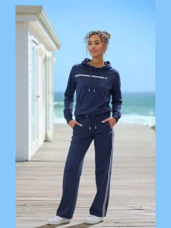 H.I.S Tenues De Détente|Pulls<Sweat à capuche avec imprimé rayé