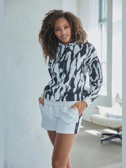 French Connection Tenues De Détente|Pulls<Sweat à capuche pull à capuche avec imprimé sur toute la surface