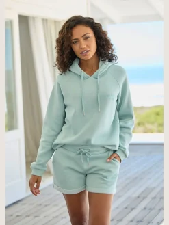 LASCANA Tenues De Détente|Pulls<Sweatshirt à capuche avec logo brodé