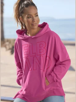 Elbsand Tenues De Détente|Pulls<Sweatshirt à capuche coupe large tendance