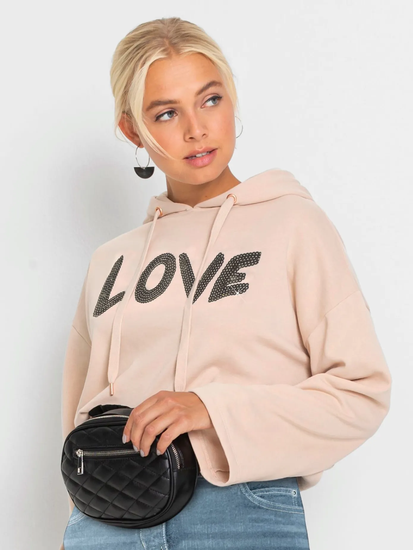 Tenues De Détente|Pulls<Sweatshirt à capuche coupe décontractée