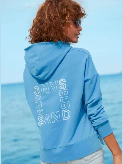 Elbsand Tenues De Détente|Pulls<Sweatshirt à capuche grande capuche doublée