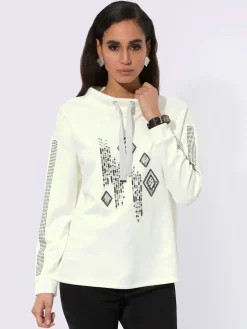 Creation L Tenues De Détente|Pulls<Sweatshirt à capuche mélange de modal doux