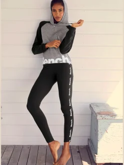 Bench. Loungewear Tenues De Détente|Pulls<Sweatshirt à capuche pull à capuche avec logo imprimé style haut court