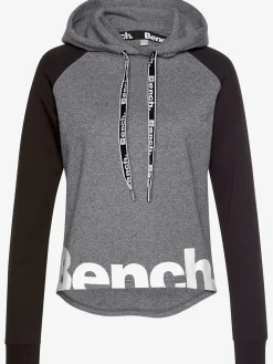 Bench. Loungewear Tenues De Détente|Pulls<Sweatshirt à capuche pull à capuche avec logo imprimé style haut court