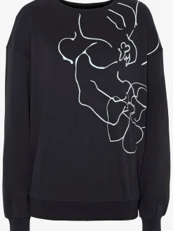 LASCANA Tenues De Détente|Pulls<Sweatshirt à encolure ronde et imprimé floral