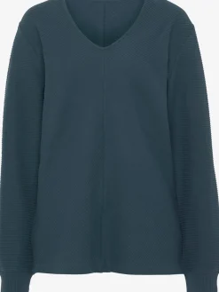 s.Oliver Tenues De Détente|Pulls<Sweatshirt avec encolure en v