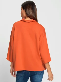 Rick Cardona Tenues De Détente|Pulls<Sweatshirt boutons contrastés élégants