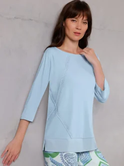 CREATION L PREMIUM Tenues De Cérémonie|T-Shirts<Sweatshirt brillance soyeuse et mate