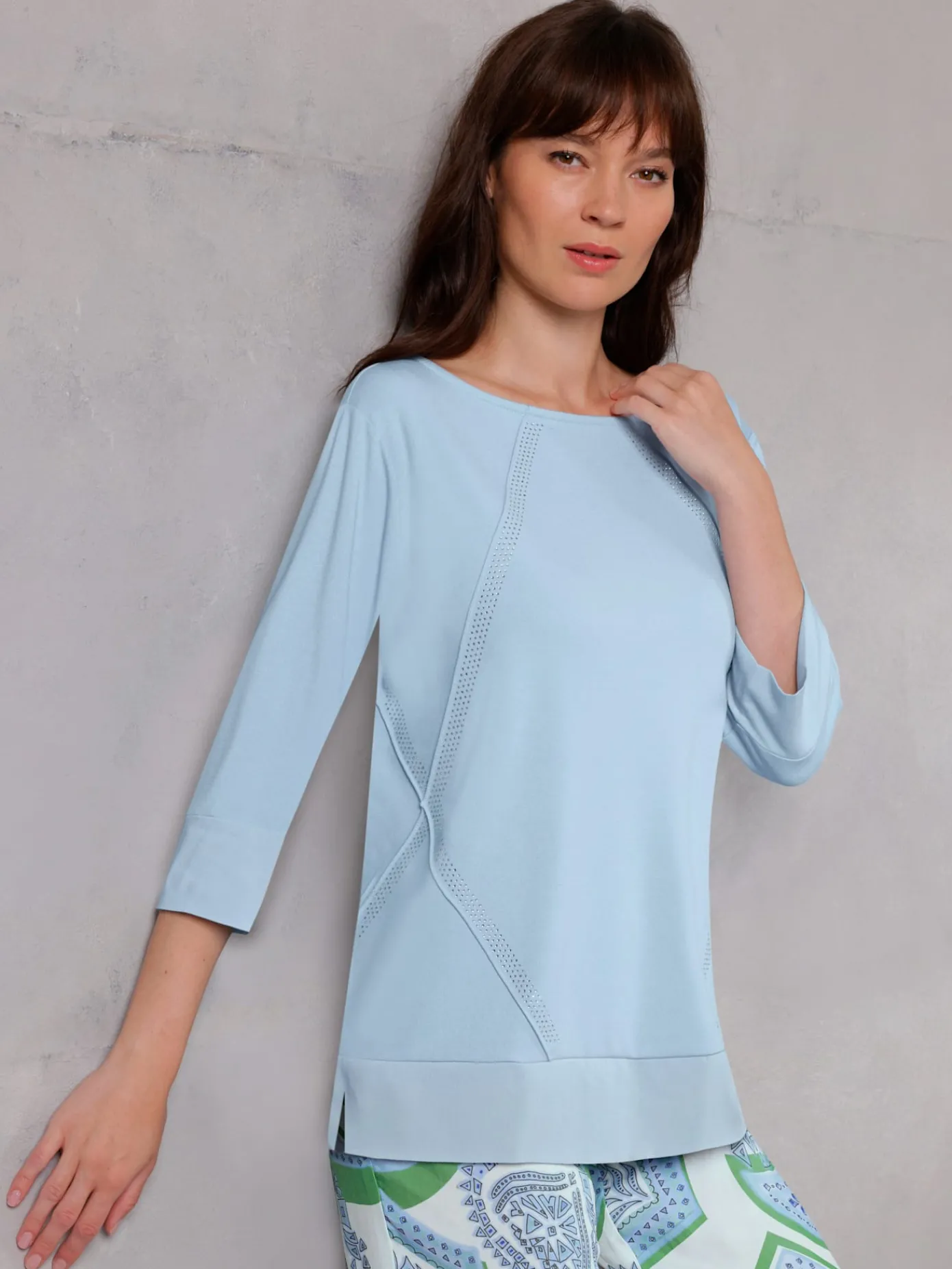 CREATION L PREMIUM Tenues De Cérémonie|T-Shirts<Sweatshirt brillance soyeuse et mate