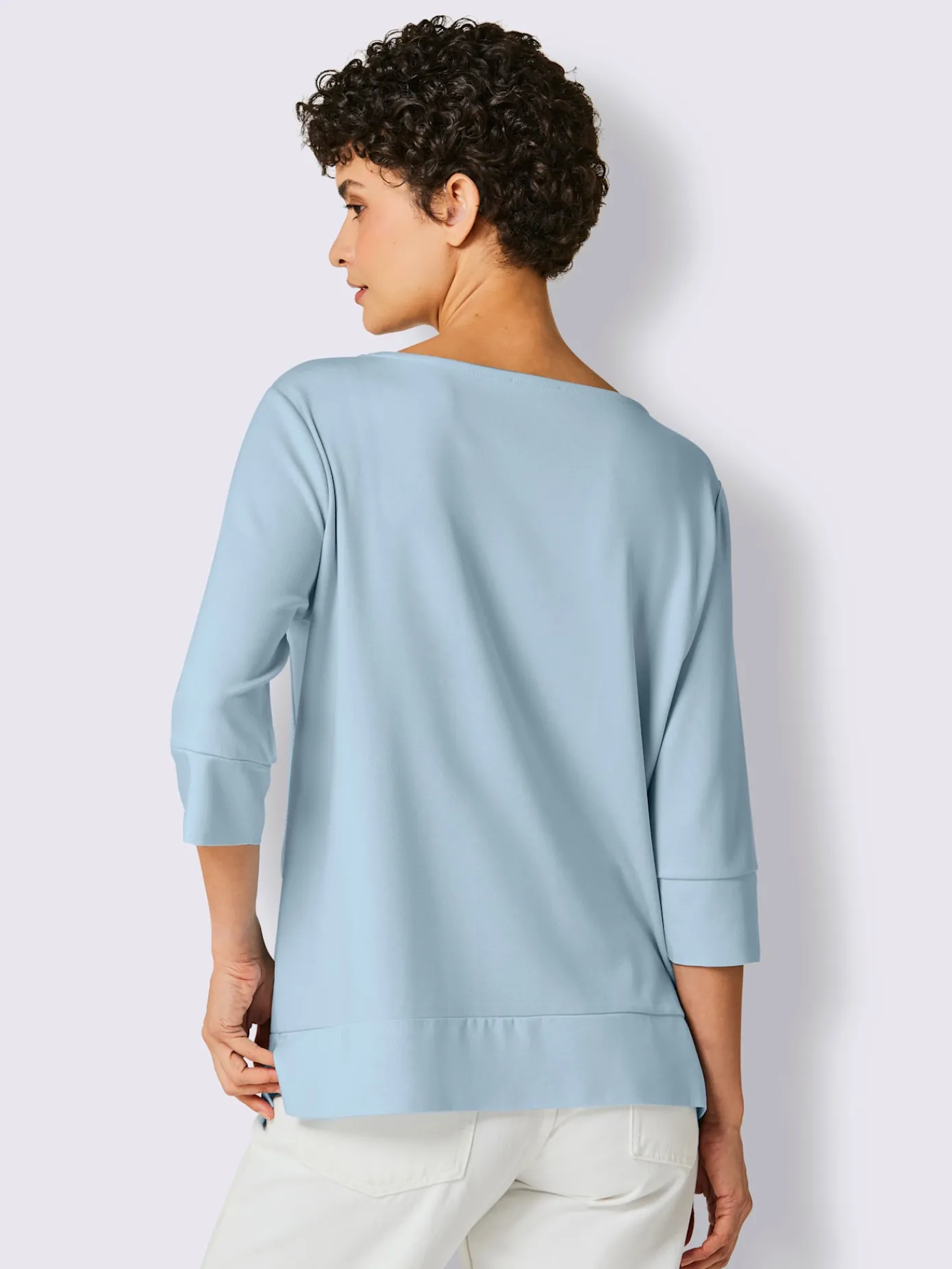 CREATION L PREMIUM Tenues De Cérémonie|T-Shirts<Sweatshirt brillance soyeuse et mate