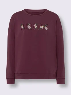 Linea Tesini Tenues De Détente|Pulls<Sweatshirt broderie ton sur ton