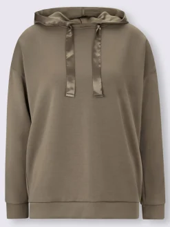 Rick Cardona Tenues De Détente|Pulls<Sweatshirt garniture de satin décorative