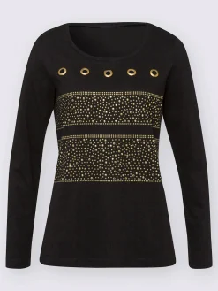 Tenues De Détente|Pulls<Sweatshirt œillets décoratifs