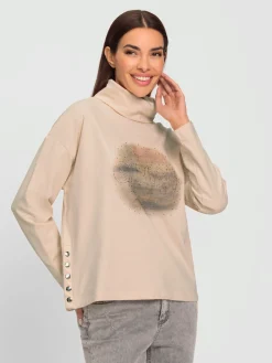 Rick Cardona T-Shirts<Sweatshirt imprimé avec pierres brillantes fantaisie