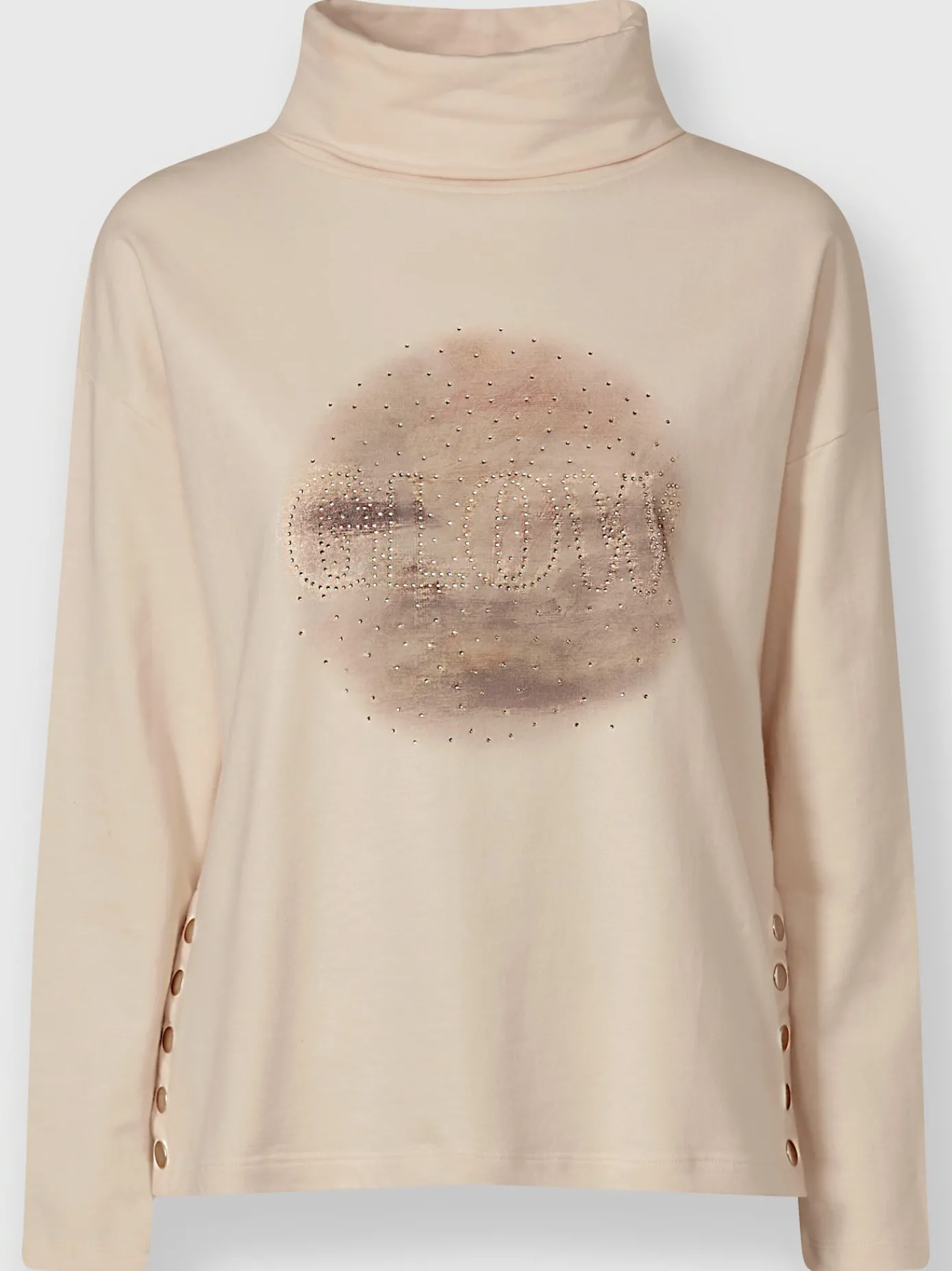 Rick Cardona T-Shirts<Sweatshirt imprimé avec pierres brillantes fantaisie