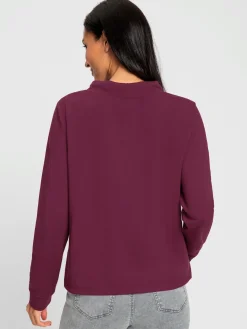 Rick Cardona Tenues De Détente|Pulls<Sweatshirt imprimé feuille brillant