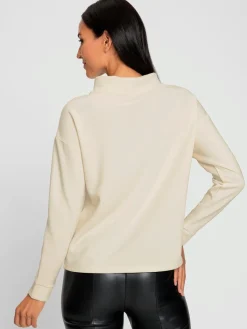 Rick Cardona Tenues De Détente|Pulls<Sweatshirt inscription en polaire douce