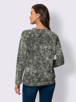Mandarin Tenues De Détente|Pulls<Sweatshirt joli aspect batik