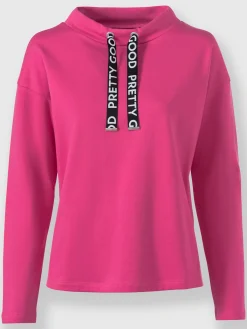 Rick Cardona Tenues De Détente|Pulls<Sweatshirt lien à nouer avec inscription