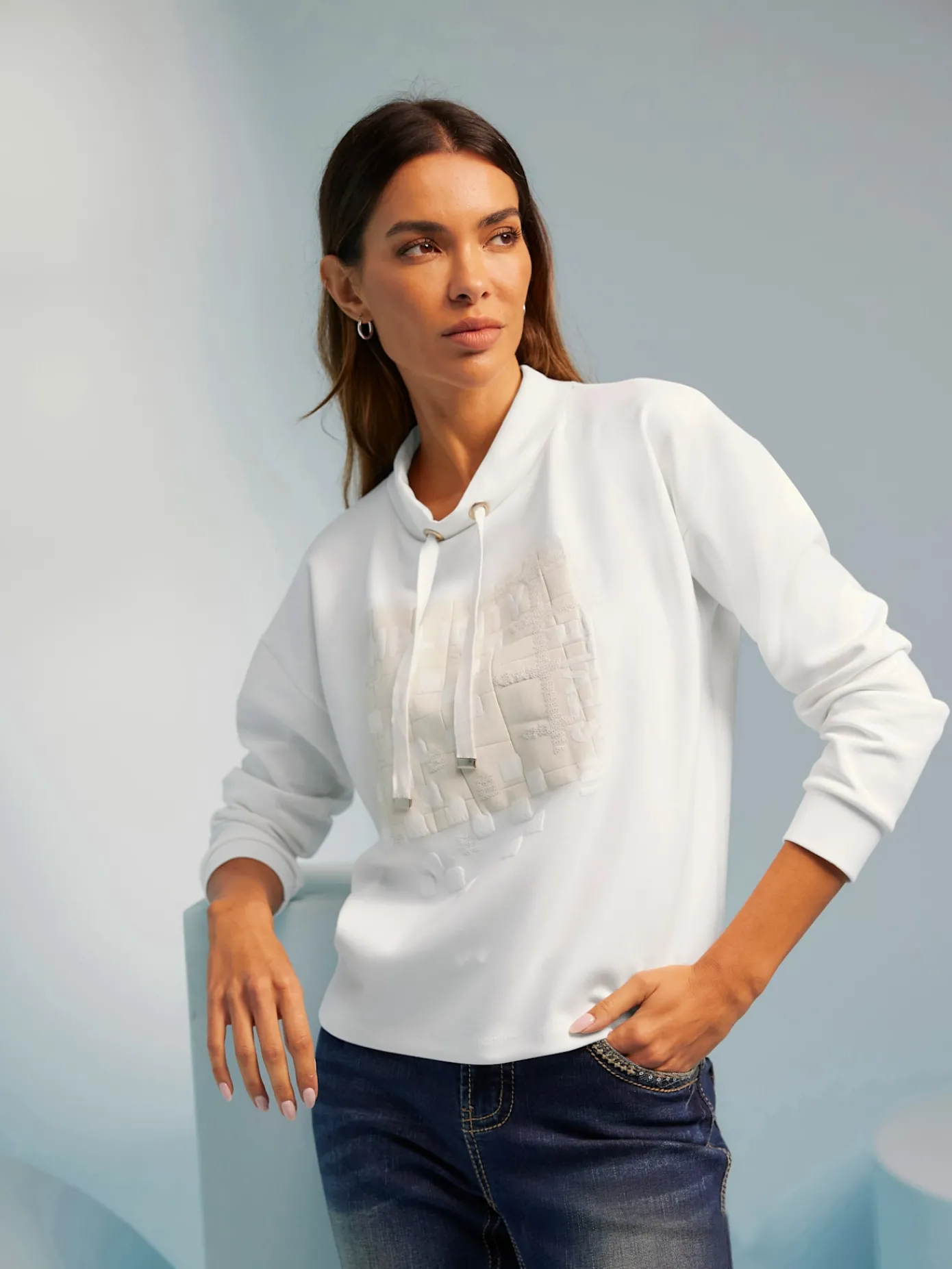 Rick Cardona Tenues De Détente|Pulls<Sweatshirt motif imprimé exclusif devant