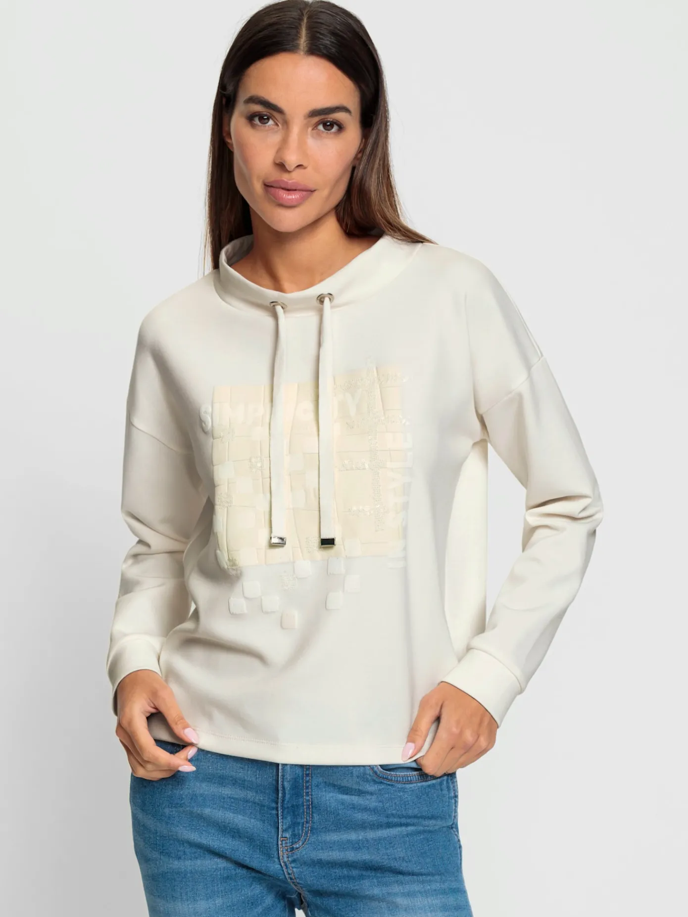 Rick Cardona Tenues De Détente|Pulls<Sweatshirt motif imprimé exclusif devant