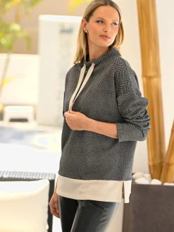 Rick Cardona Tenues De Détente|Pulls<Sweatshirt motif sergé chevron