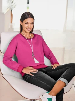 Rick Cardona Tenues De Détente|Pulls<Sweatshirt passepoils contrastés tendance