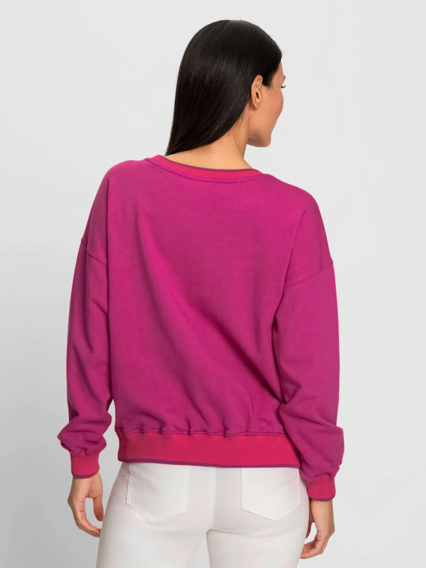 Rick Cardona Tenues De Détente|Pulls<Sweatshirt passepoils contrastés tendance