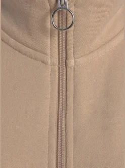 H.I.S Tenues De Détente|Pulls<Sweat-shirt pull camionneur avec glissière et col haut