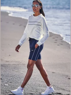 H.I.S Tenues De Détente|Pulls<Sweatshirt sport avec passepoil