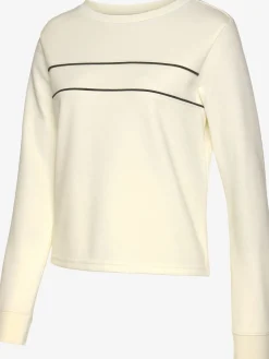 H.I.S Tenues De Détente|Pulls<Sweatshirt sport avec passepoil