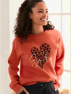 LASCANA Tenues De Détente|Pulls<Sweat-shirt t-shirt détente à encolure ronde