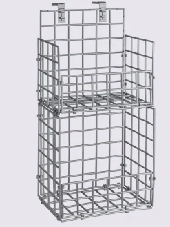 helline home Petits Rangements<Étagère à suspendre 2 compartiments spacieux