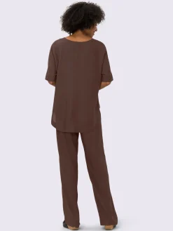 Linea Tesini Tailleurs<Tailleur pantalon 55% lin