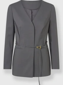 Ashley Brooke Tailleurs<Tailleur pantalon avec ceinture à boucle décorative