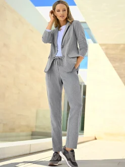 Rick Cardona Tailleurs<Tailleur pantalon fines rayures classiques