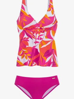Sunseeker Maillots De Bain<Tankini à armatures imprimé feuilles abstrait