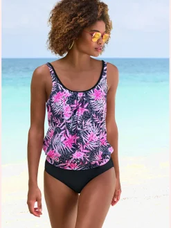 Buffalo Maillots De Bain<Tankini ample « imprimé, effet de couleur différent pour chaque pièce »