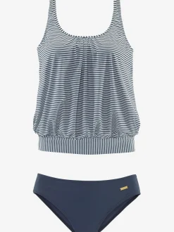 LASCANA Maillots De Bain<Tankini ample à rayures tendance