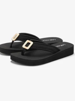 LASCANA Sandales<Tongs avec élément décoratif tendance et talon léger